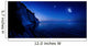 Moon Rising over Tranquil Wall Decal Design 2