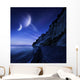 Two Planets Hover over Wall Decal