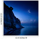 Moon Rising over Tranquil Wall Decal Design 1
