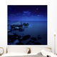 Nighttime Photo Sea and Wall Decal