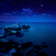 Nighttime Photo Sea and Wall Decal