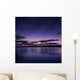 Tranquil Lake against Starry Wall Decal Design 2