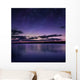 Tranquil Lake against Starry Wall Decal Design 2