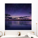 Tranquil Lake against Starry Wall Decal Design 2