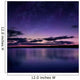 Tranquil Lake against Starry Wall Decal Design 2