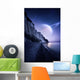 Saturn-like Planet Hovers over Wall Decal