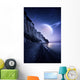 Saturn-like Planet Hovers over Wall Decal