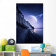 Saturn-like Planet Hovers over Wall Decal