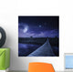 Bridge across River Night Wall Decal