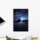 Road Park Night against Wall Decal