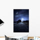 Road Park Night against Wall Decal