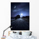Road Park Night against Wall Decal