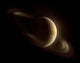Planet Saturn Outer Space Wall Decal