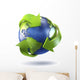 3D Rendering Planet Earth Wall Decal Design 2