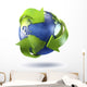 3D Rendering Planet Earth Wall Decal Design 2