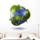 3D Rendering Planet Earth Wall Decal Design 1