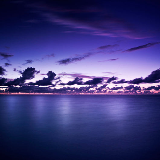 Tranquil Ocean Night against Wall Decal Design 1