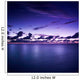 Tranquil Ocean Night against Wall Decal Design 1