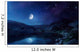 Lake and Mountains Night Wall Decal