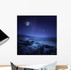 Rocks Seaside against Rising Wall Decal