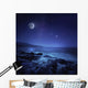 Rocks Seaside against Rising Wall Decal