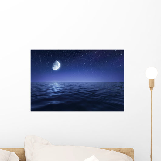 Tranquil Seas against Rising Wall Decal