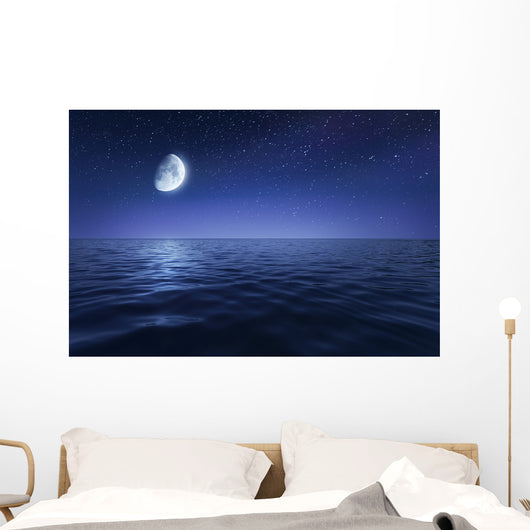 Tranquil Seas against Rising Wall Decal