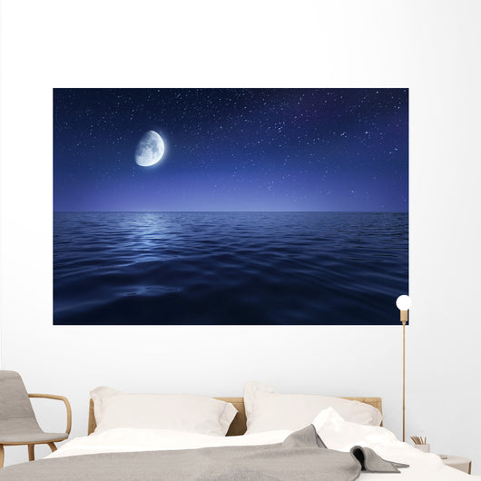 Tranquil Seas against Rising Wall Decal