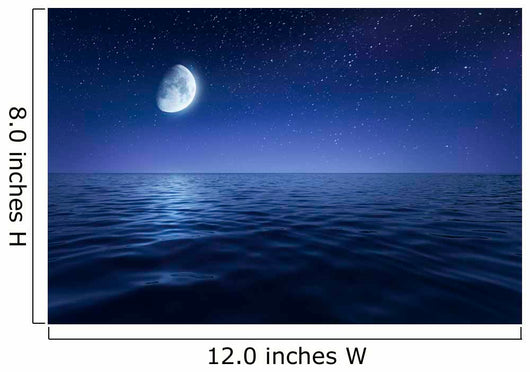 Tranquil Seas against Rising Wall Decal