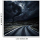 Tornado near Winding Road Wall Decal