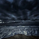 Rough Seaside against Stormy Wall Decal Design 2