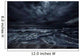 Rough Seaside against Stormy Wall Decal Design 1