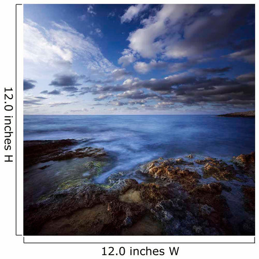 Tranquil Lake and Rocky Wall Decal Design 5