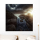 Huge Rocks Shore Sea Wall Decal Design 5