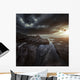 Huge Rocks Shore Sea Wall Decal Design 2