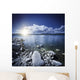 Tranquil Lake and Rocky Wall Decal Design 4