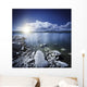Tranquil Lake and Rocky Wall Decal Design 4