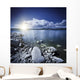 Tranquil Lake and Rocky Wall Decal Design 4
