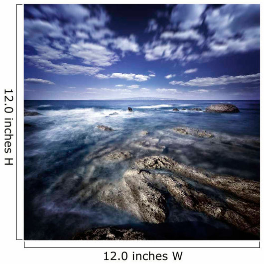 Rocky Shore and Tranquil Wall Decal Design 5
