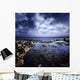 Rocky Shore and Tranquil Wall Decal Design 4