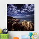 Huge Rocks Shore Sea Wall Decal Design 1