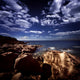 Huge Rocks Shore Sea Wall Decal Design 1