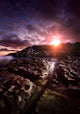 Rocky Shore and Tranquil Wall Decal Design 3
