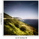 Aerial Sea and Mountains Wall Decal Design 2