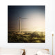 Wind Turbine Field Evening Wall Decal
