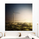 Wind Turbine Field Evening Wall Decal
