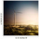 Wind Turbine Field Evening Wall Decal