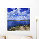 Tranquil Lake against Cloudy Wall Decal
