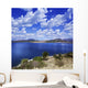 Tranquil Lake against Cloudy Wall Decal