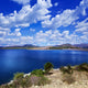 Tranquil Lake against Cloudy Wall Decal